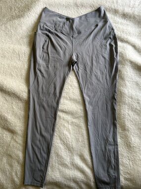 Gray High-Waist Active Leggings Miss Adola